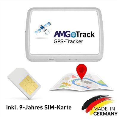 GPS Langzeit Tracker, 6 Monate Akkulaufzeit, 9 Jahres SIM-Karte, keine Folgekosten