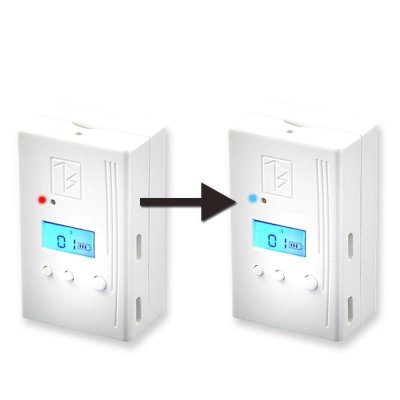Scharfschalt-LED Anzeige inkl. USB-Steckdose